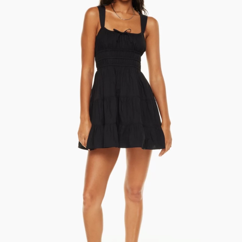 Sunday Best Black Smocked Sundress - Picture 6 of 6